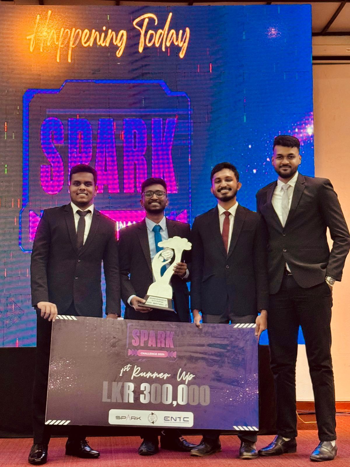 1st Runners up – Spark Challenge 2024